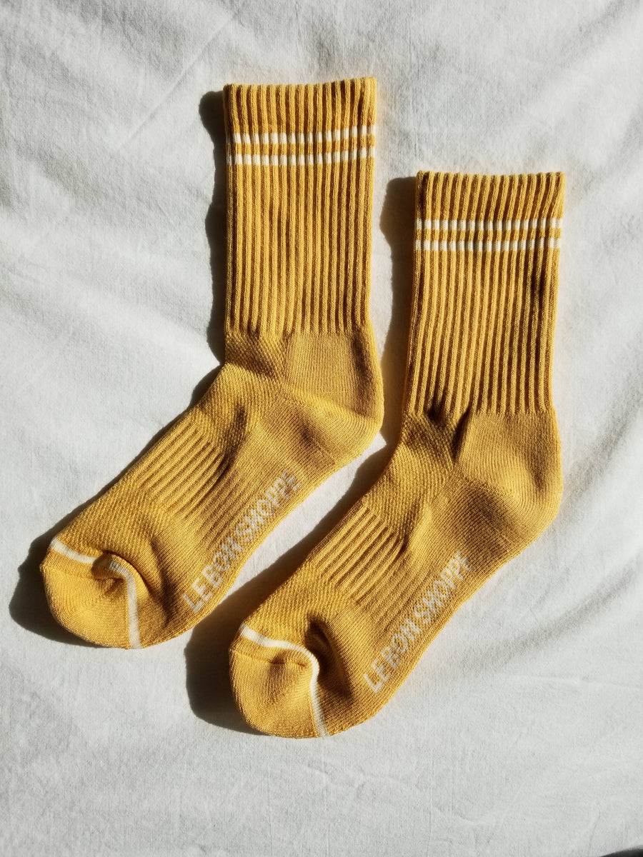 Boyfriend Socks - Moss