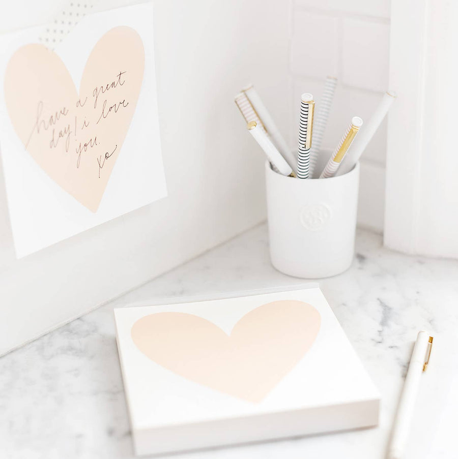 Sugar Paper - Heart Desk Notepad