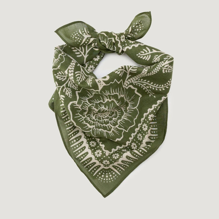Cotton Ramble Bandana | Cactus