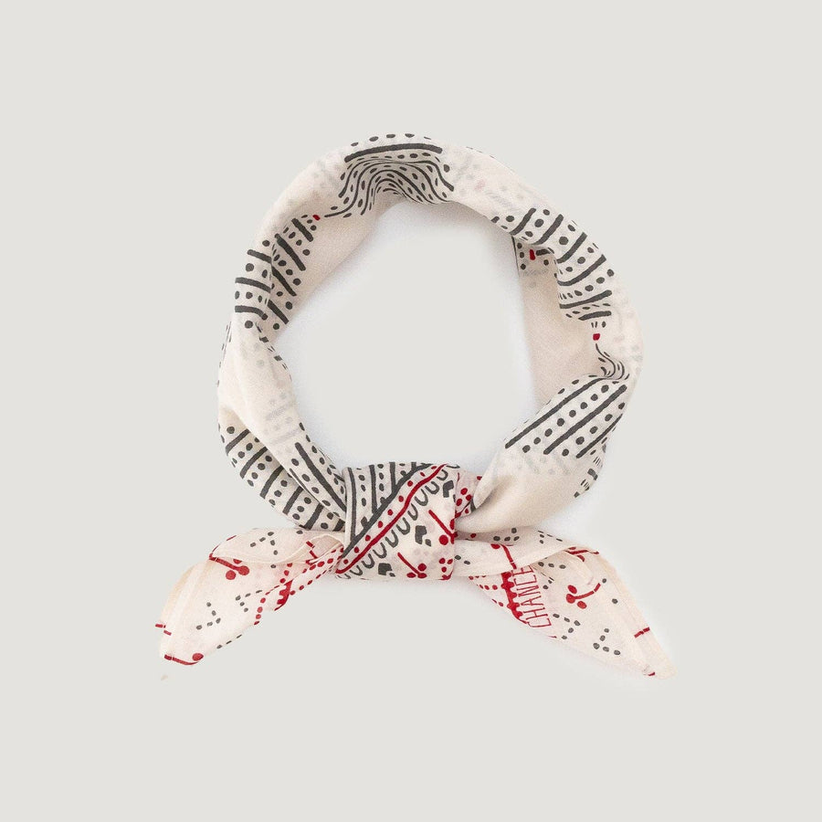 Cotton Checker Bandana | Sand