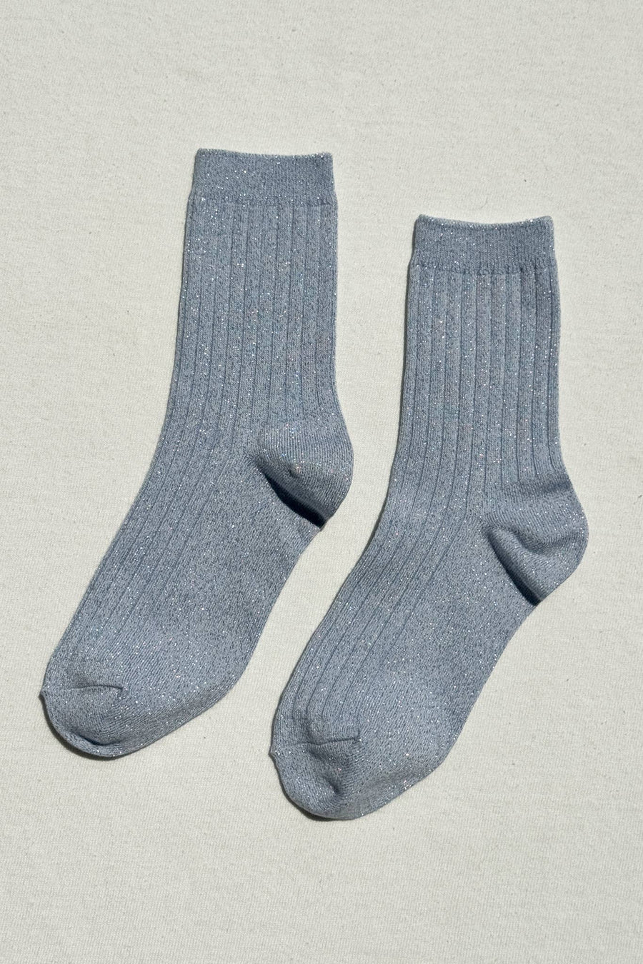 Her Socks Modal Lurex - Morning Mist