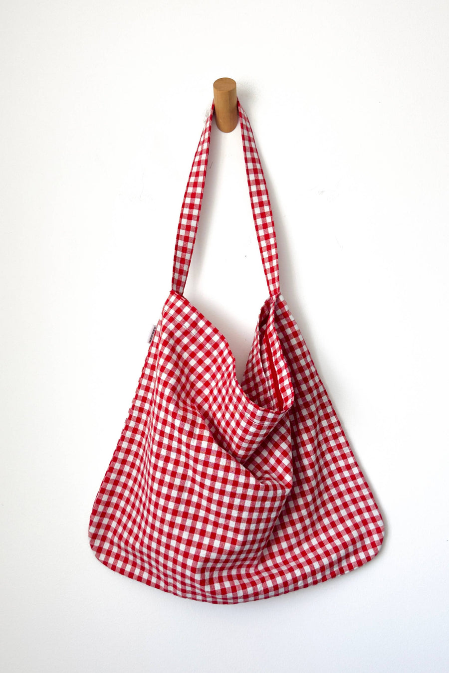 Happy Carry Bag - Navy Gingham