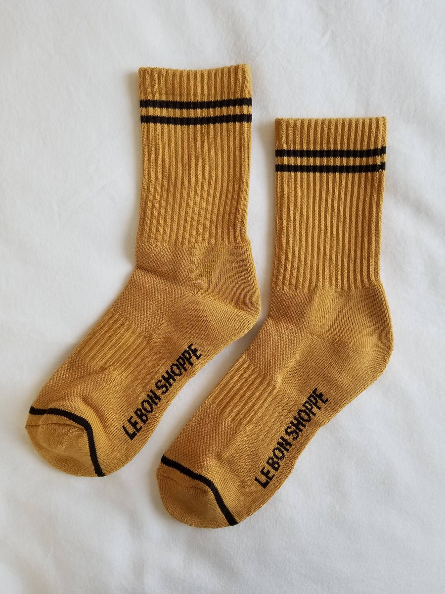 Boyfriend Socks - Wood