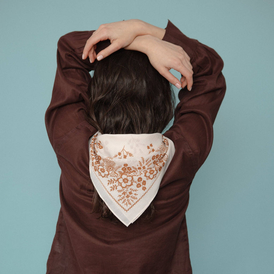 Cotton Field Bandana | Almond