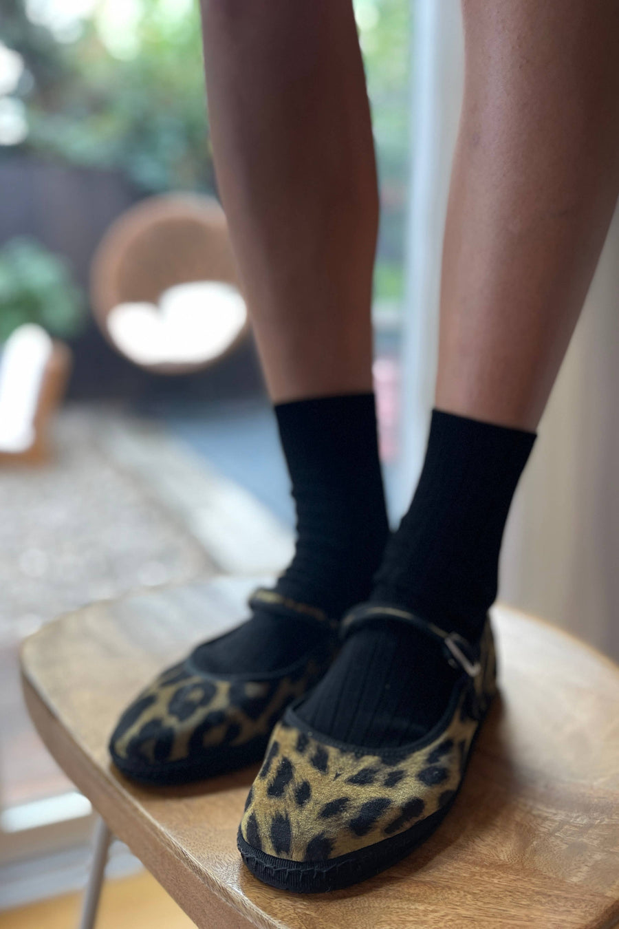 Her Socks - Eggplant