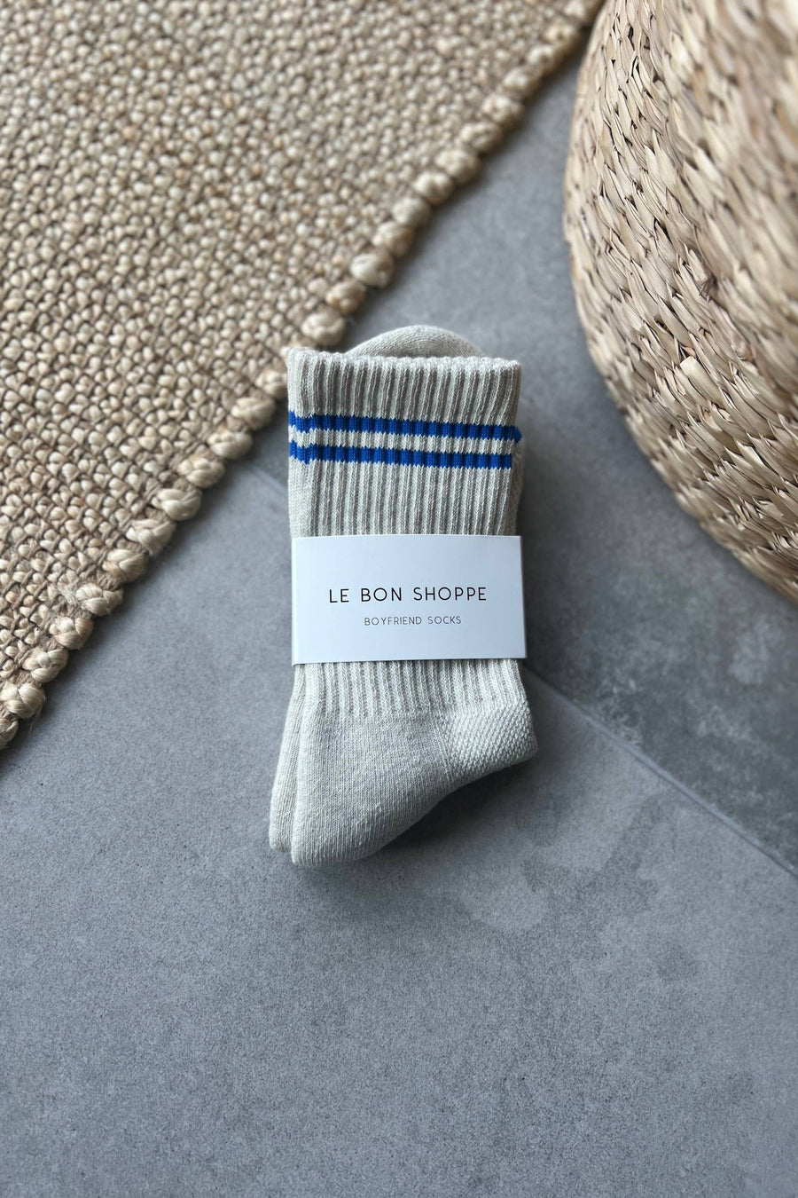 Boyfriend Socks - Powder Blue