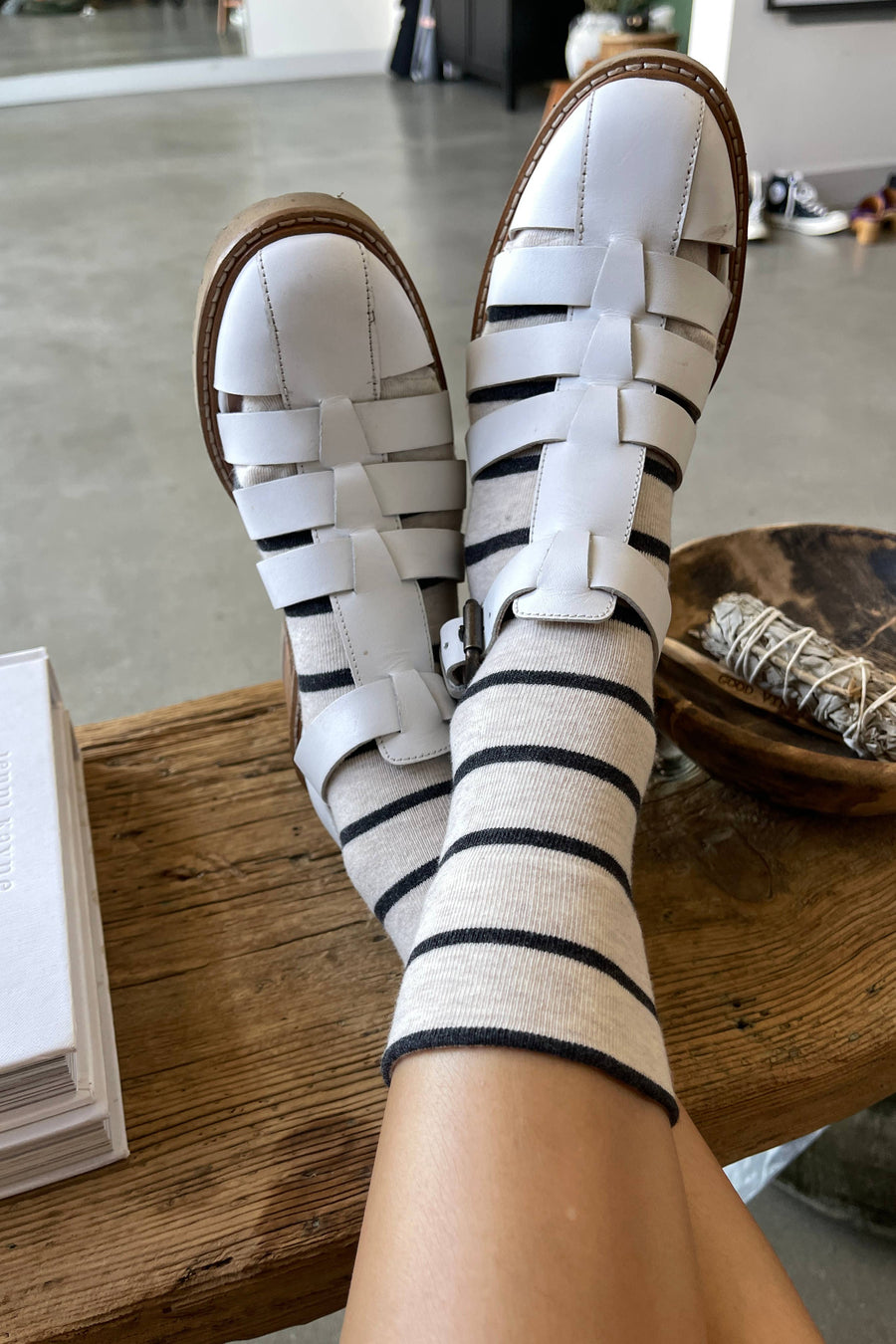 Wally Socks - Breton Stripe