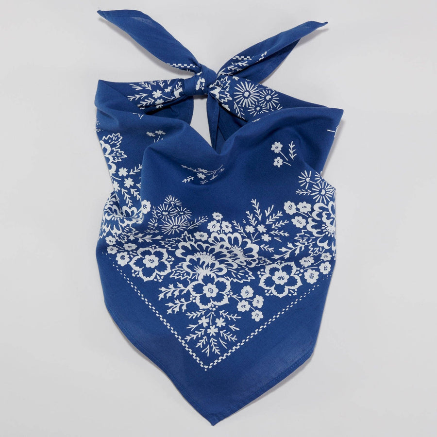 Cotton Field Bandana | Azure Blue