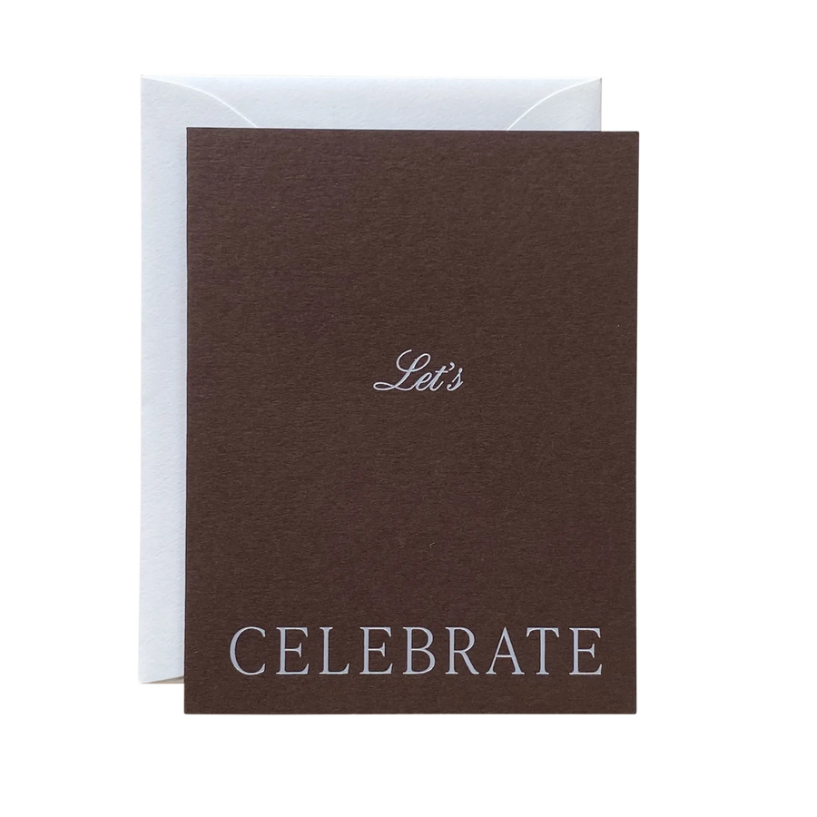 Let's Celebrate No. 28 - Pomegranate Single Card