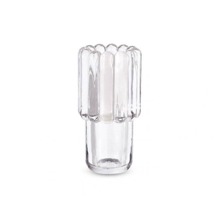 Press Vase - Medium Clear