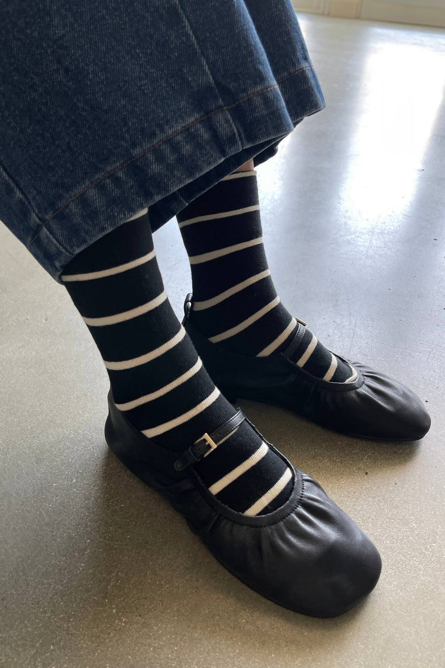 Wally Socks - Breton Stripe