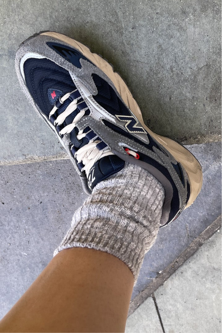 Cottage Socks - Navy