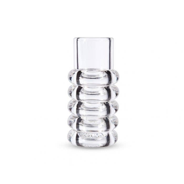 Press Stem Vase - Clear
