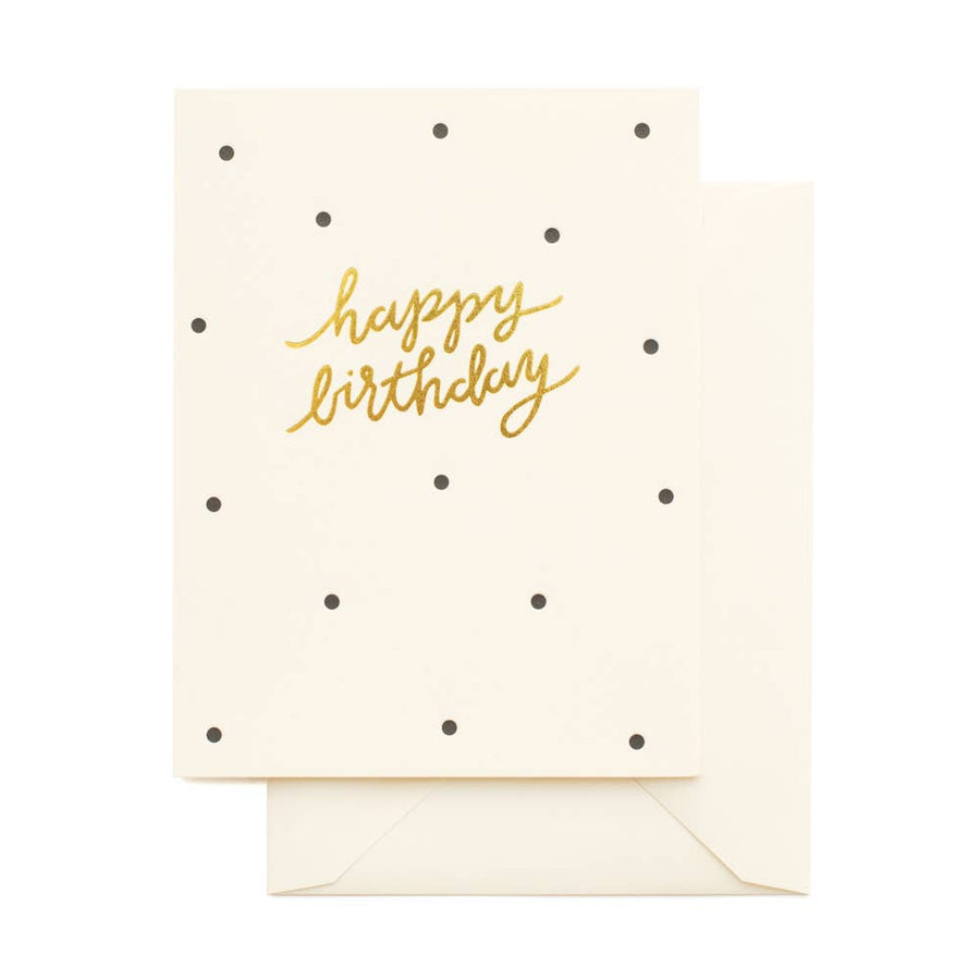 Sugar Paper - Dotty Birthday Card
