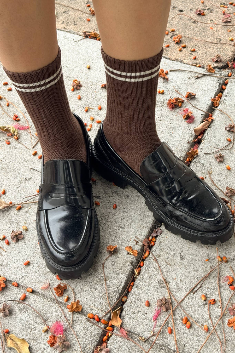 Boyfriend Socks - Wood