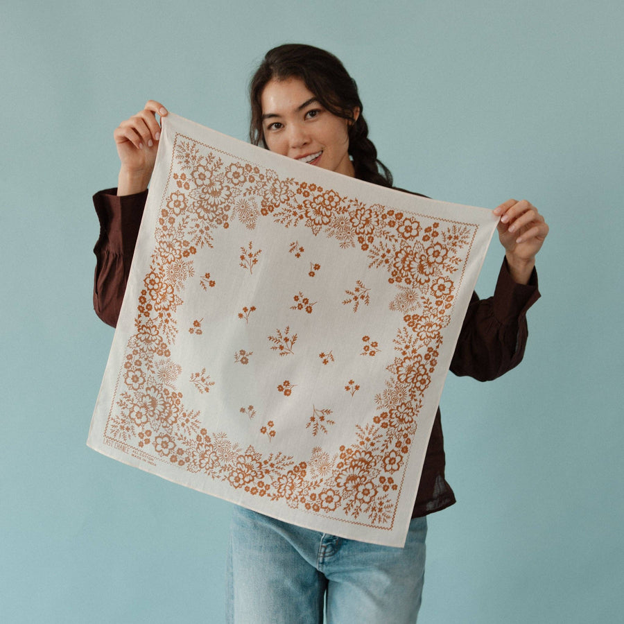 Cotton Field Bandana | Almond