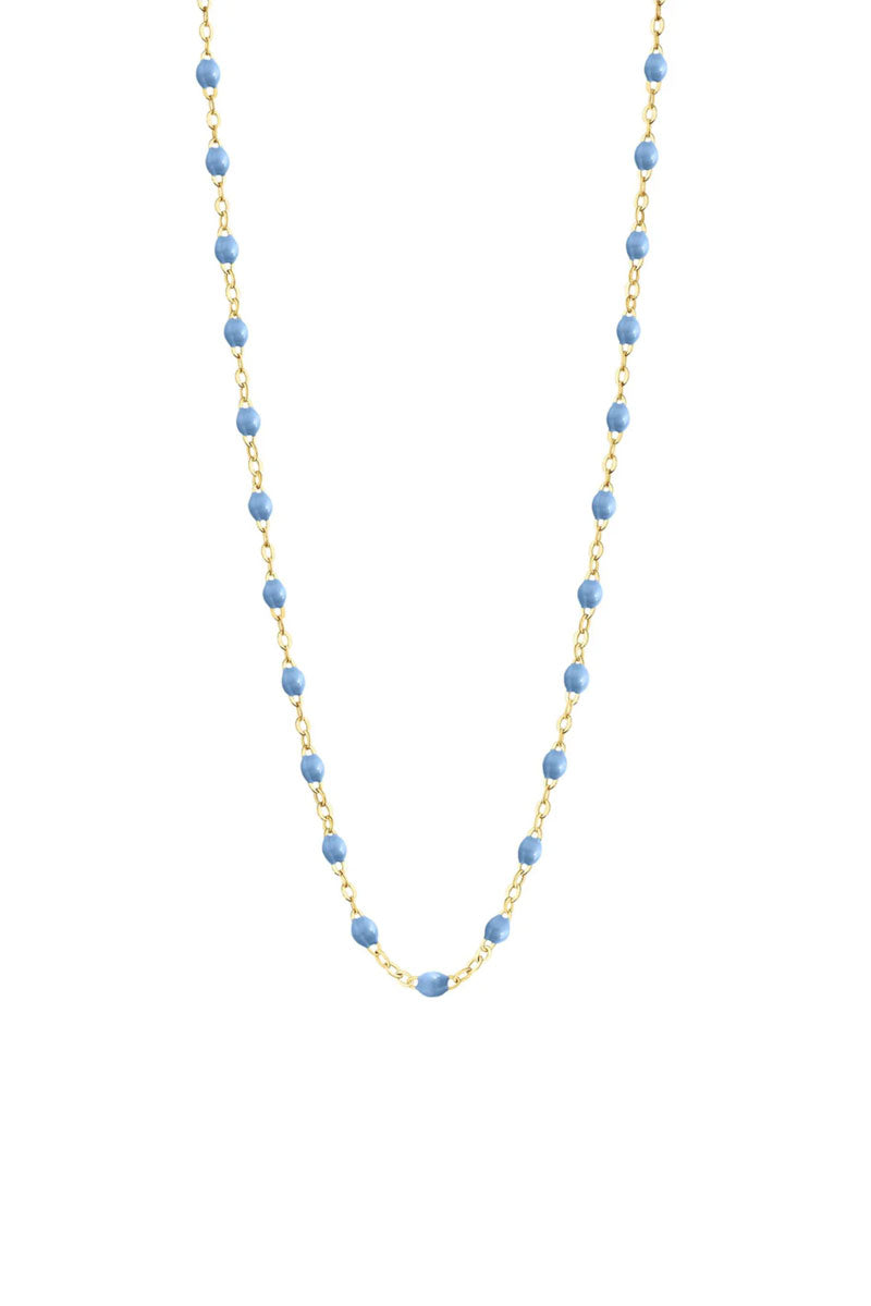 Classic Gigi Necklace - Sky 18k Yellow Gold