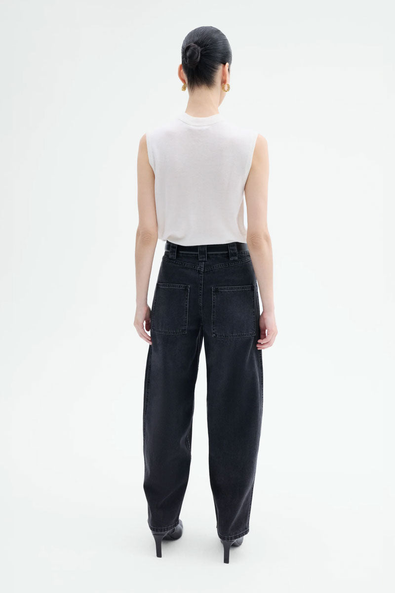 Denim Patch Pocket Jean - Black Organic Cotton