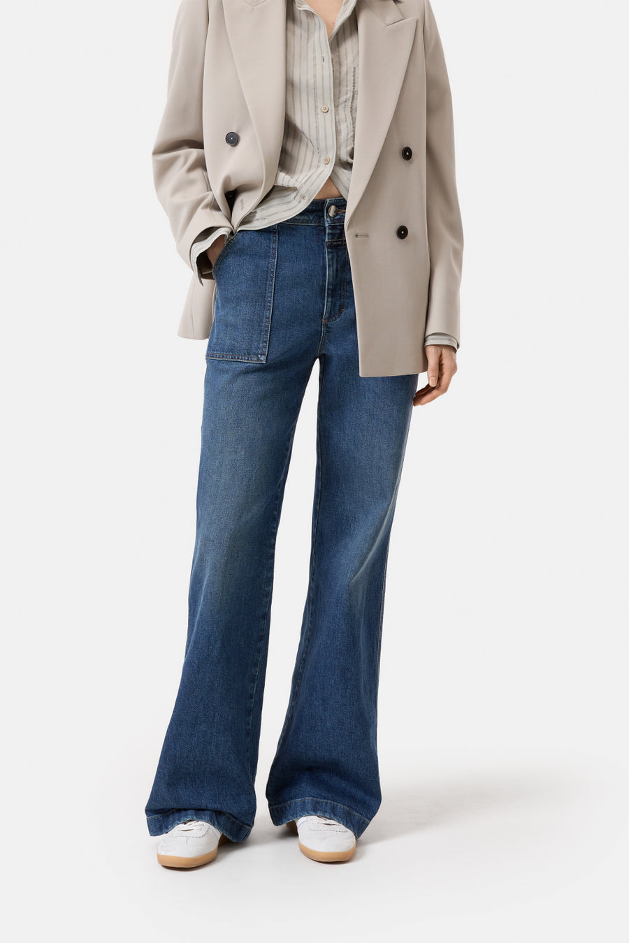 Aria Jean - Dark Blue Comfort Stretch