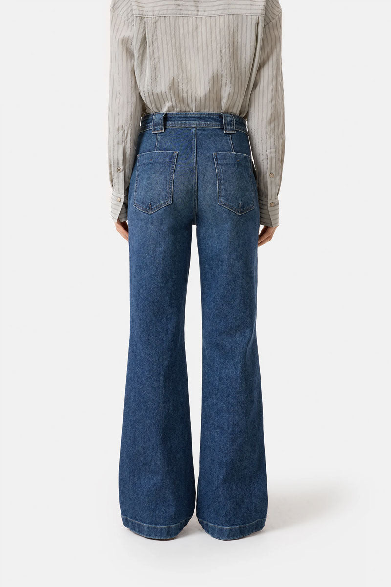 Aria Jean - Dark Blue Comfort Stretch