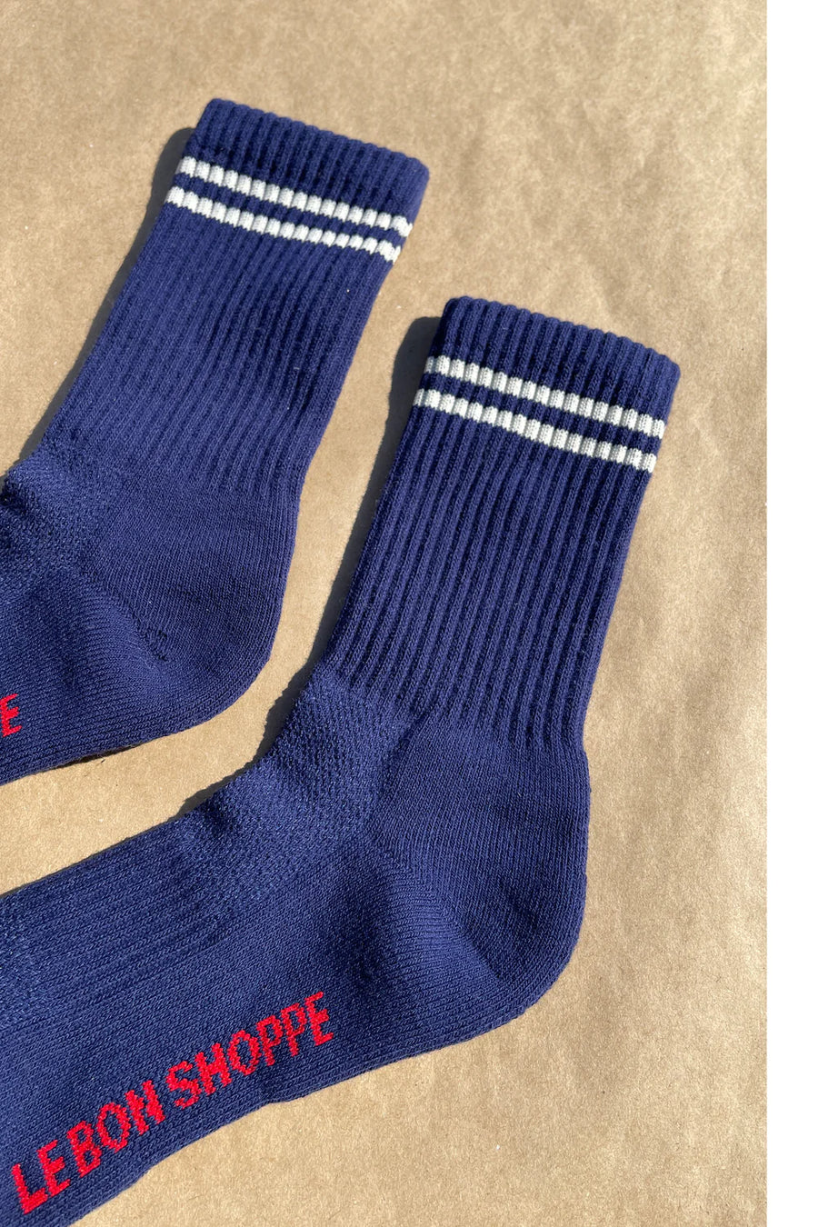 Boyfriend Socks - Navy Blue