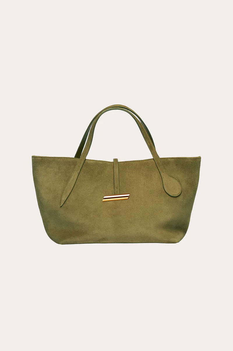 Petite Penne Tote - Herb Suede