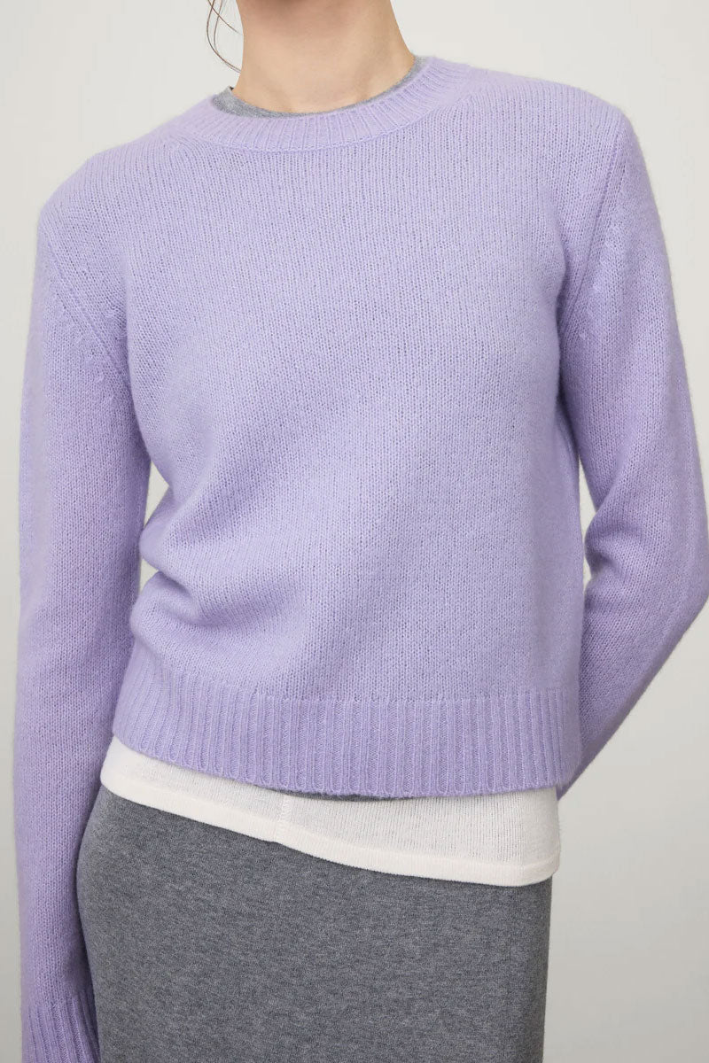 Mira Sweater - Soft Lavender