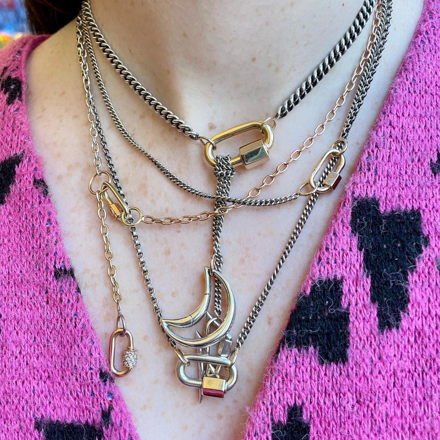 Chubby Medium Lock - 14k Yellow Gold