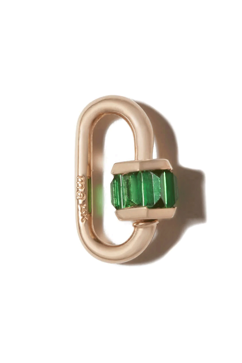 Total Baguette Babylock - Tsavorite & 14k Yellow Gold