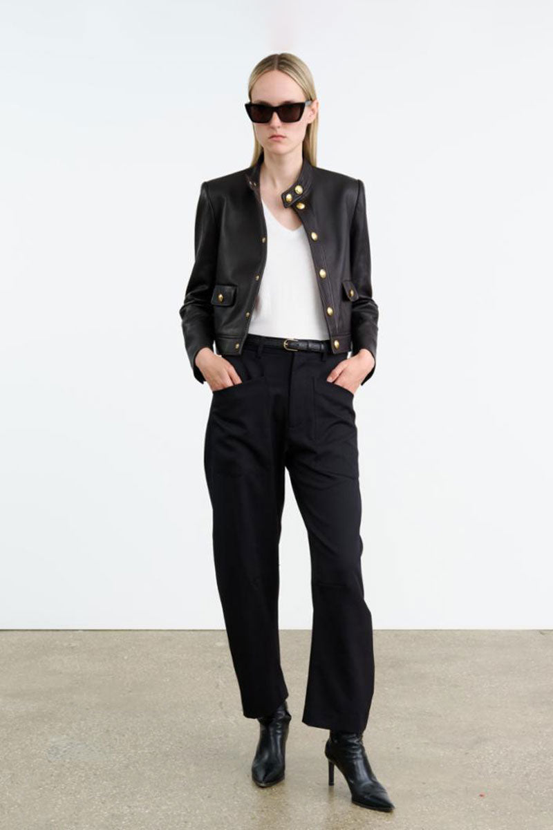 Shon Wool Pant - Black