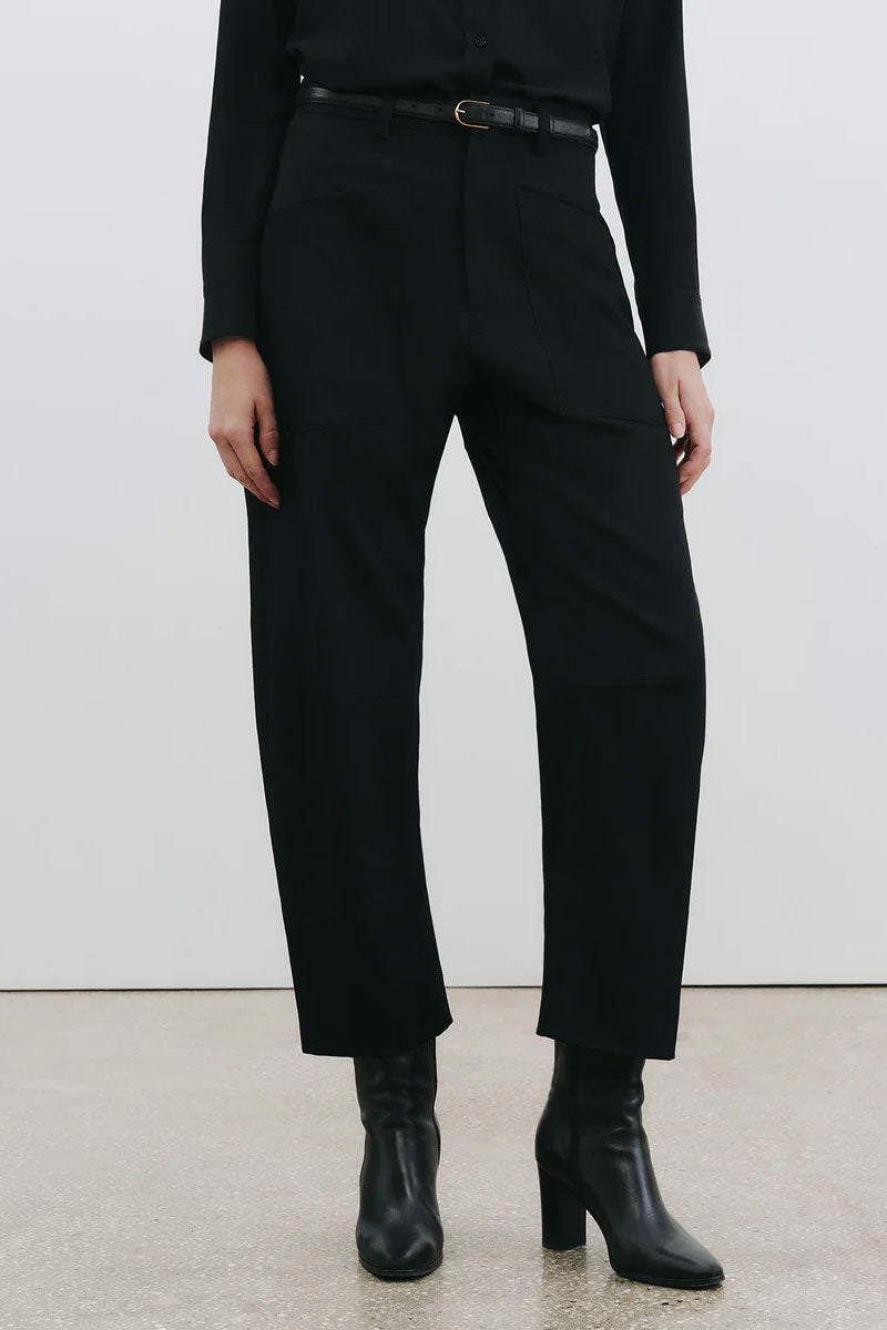 Shon Wool Pant - Black