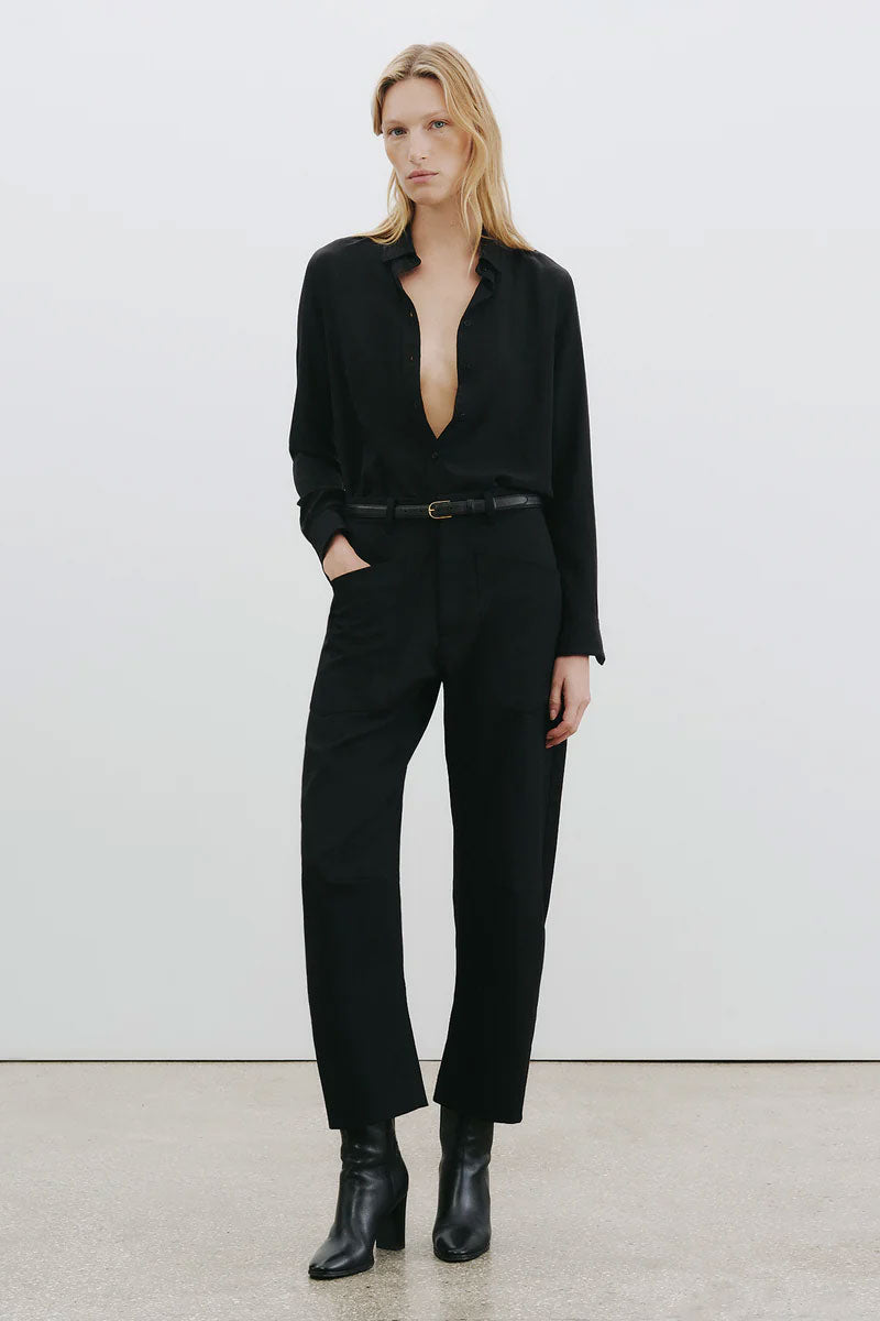 Shon Wool Pant - Black