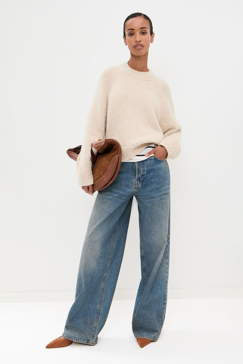 Tomaso Sweater - Beige Melange