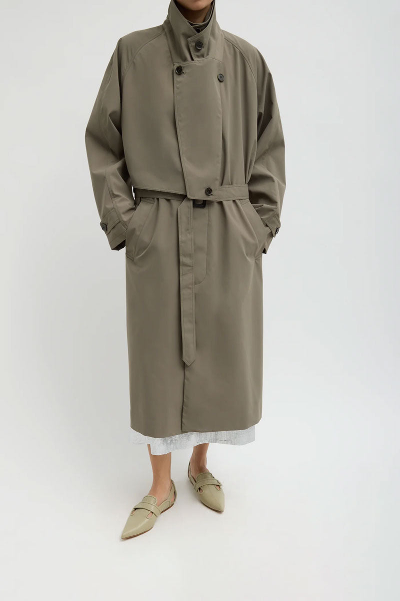 Double Collar Frank Trench - Dark Hazelnut – Pavilion