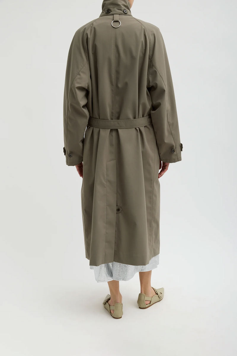Double Collar Frank Trench - Dark Hazelnut – Pavilion