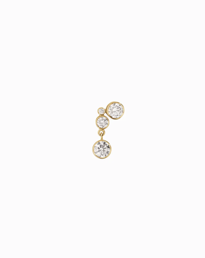 Stella Diamant Earring - Diamond 18k Yellow Gold
