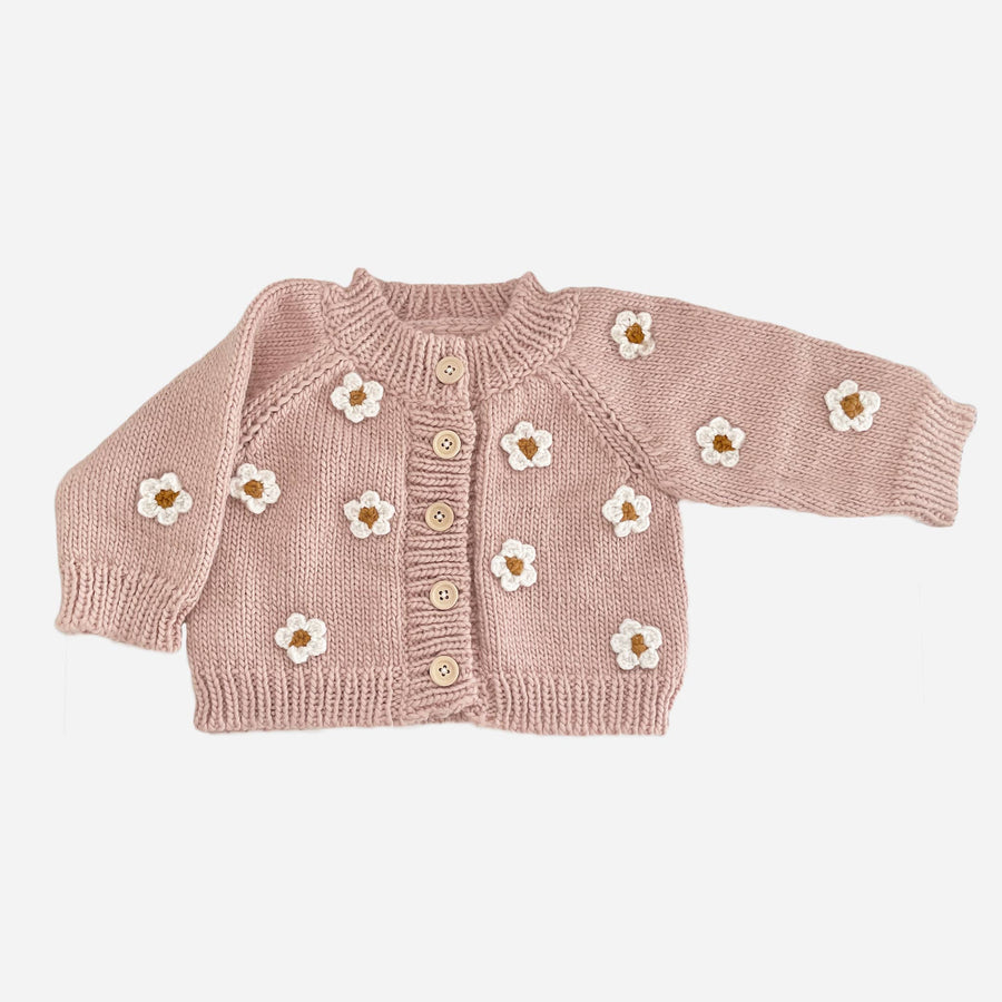 Flower Cardigan - Blush