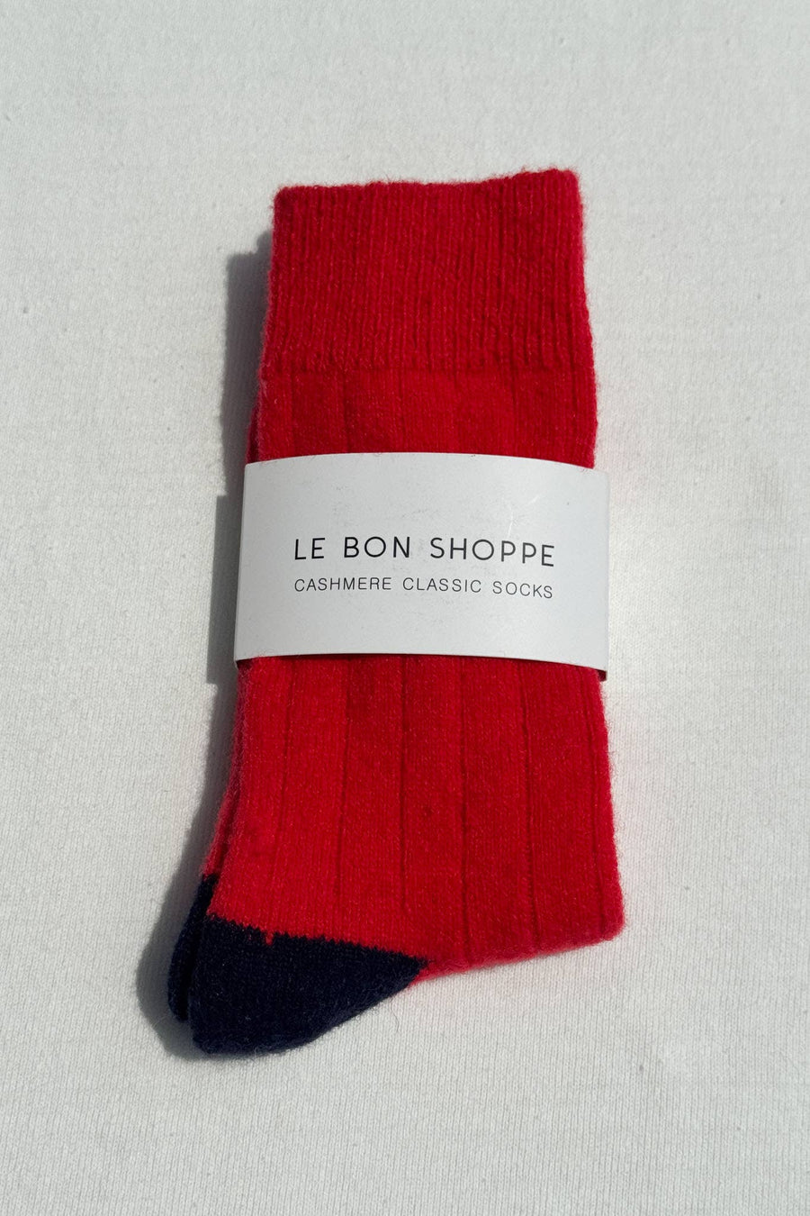 Classic Cashmere Socks - Poppy Red