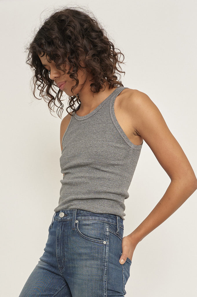 Long Rib Tank - Heather Grey – Pavilion