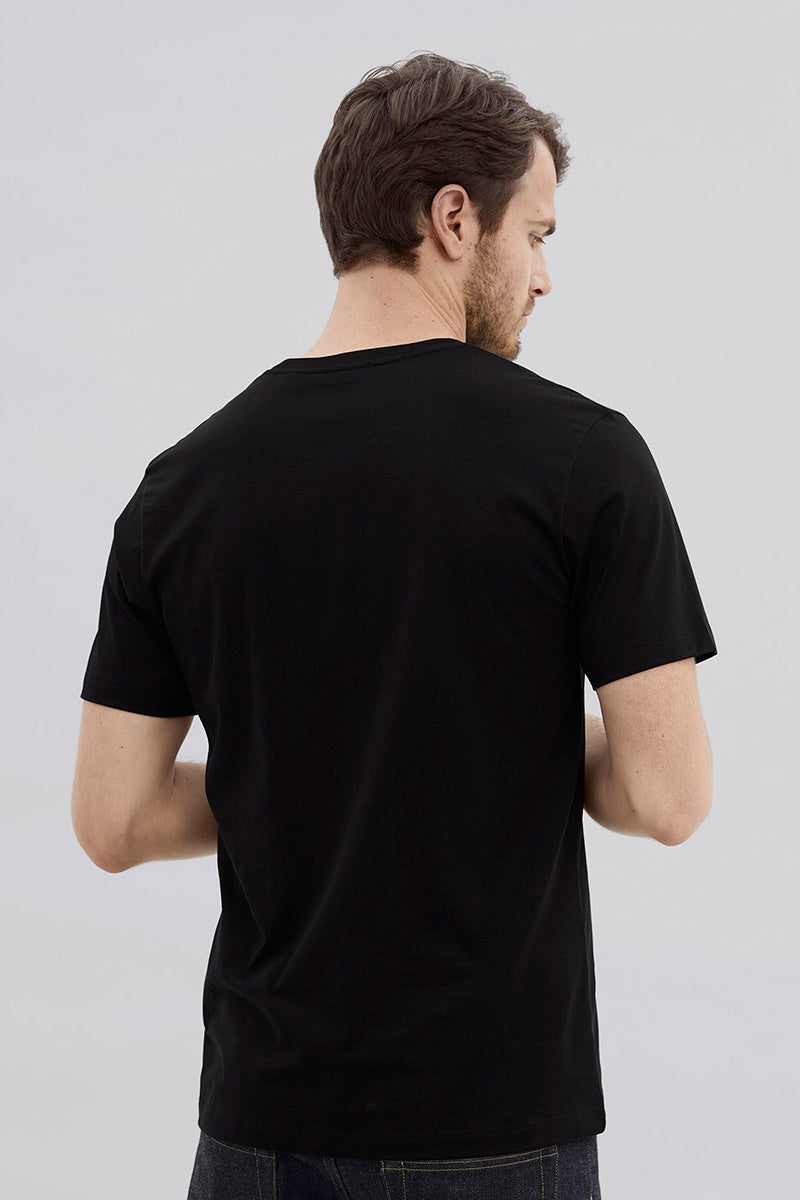 Crew Neck Tee - Black