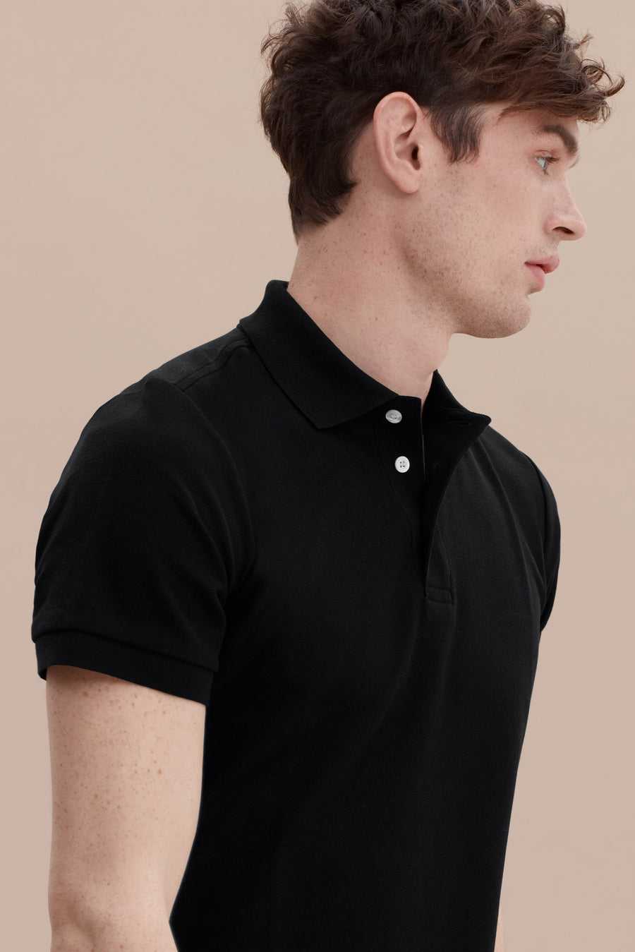 Pique Polo - Black - Pavilion