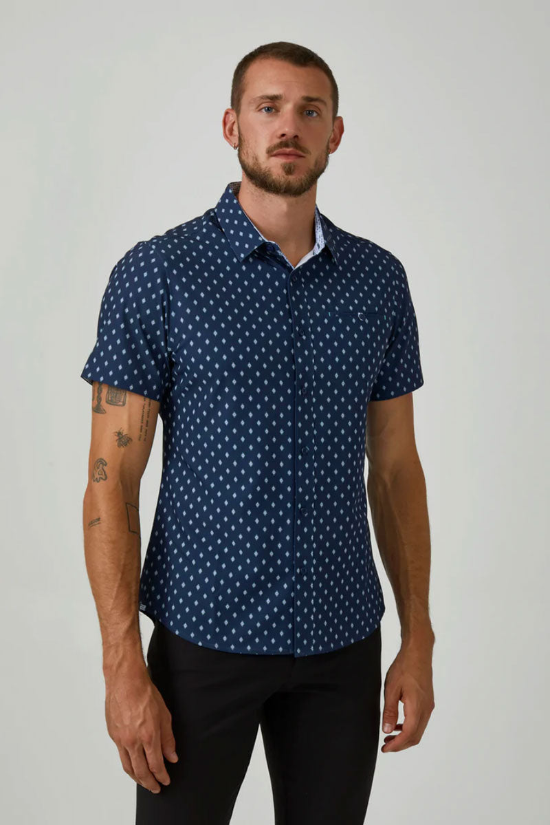 Odyssey 4-Way Stretch Shirt - Navy