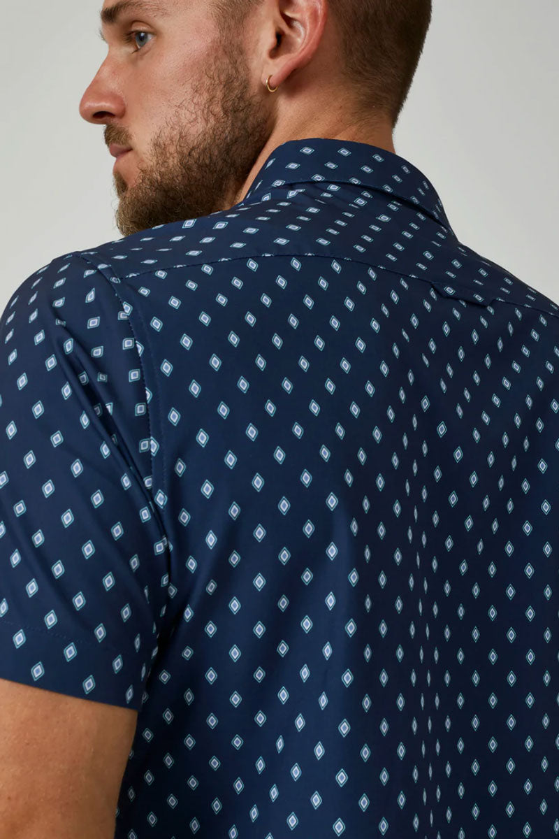 Odyssey 4-Way Stretch Shirt - Navy